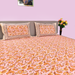 Buy Now Our New Collection Pastal Peach Colour Bedsheet | King Size Bedcover