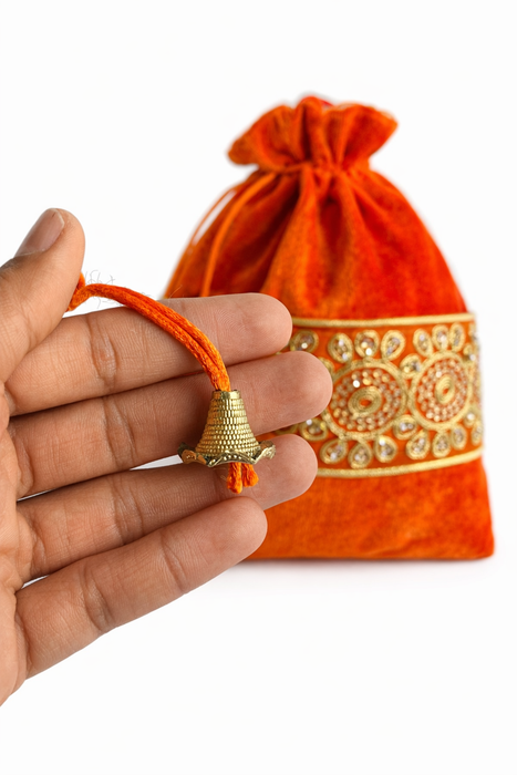 Velvet Potli Bag for Wedding Bridal Gift Pouch