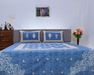 King Size Bedsheet For Your Bed | Blue Colour Bedsheet | Buy Now