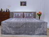 Enhance Your Home Decor With Gray Colour Bedsheet With Pillow Cover Set | Buy Now