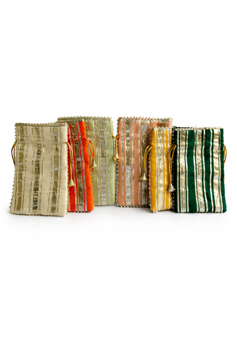 Gota Patti Potli Bag – Wedding Favor Pouch