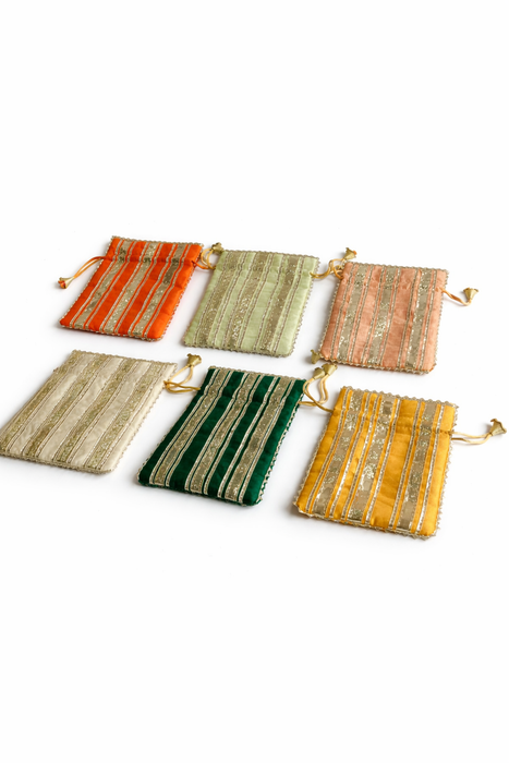 Gota Patti Potli Bag – Wedding Favor Pouch