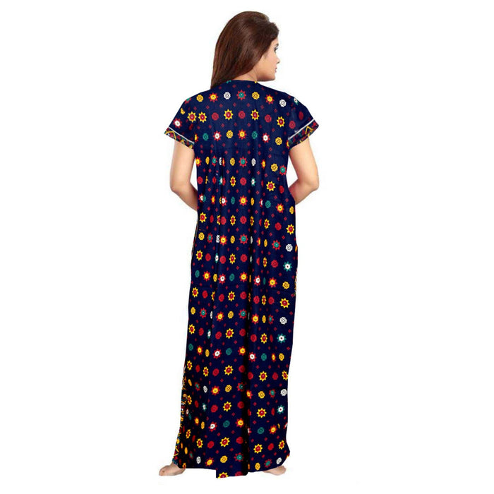 2-Piece Combo Set of 100% Cotton Maxi Nightgown from Marika Textiles