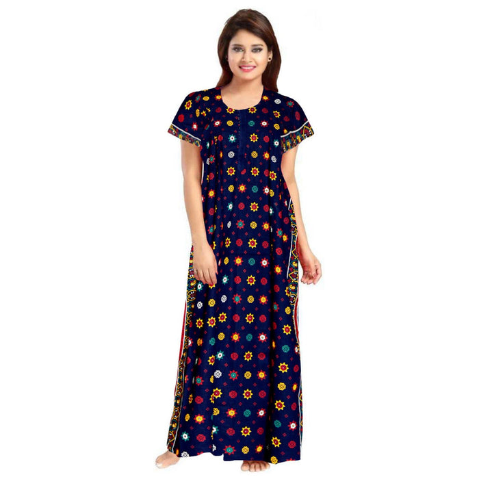 2-Piece Cotton Maxi Nighty Combo for Women from Marika Textiles