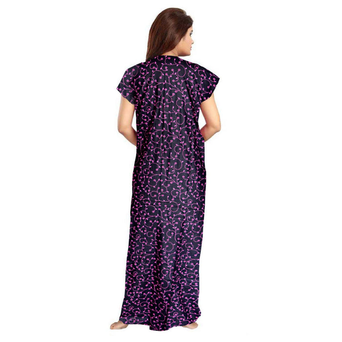 2-Piece Women's Maxi Night Dress Combo Set of Nightwear from Marika Textiles