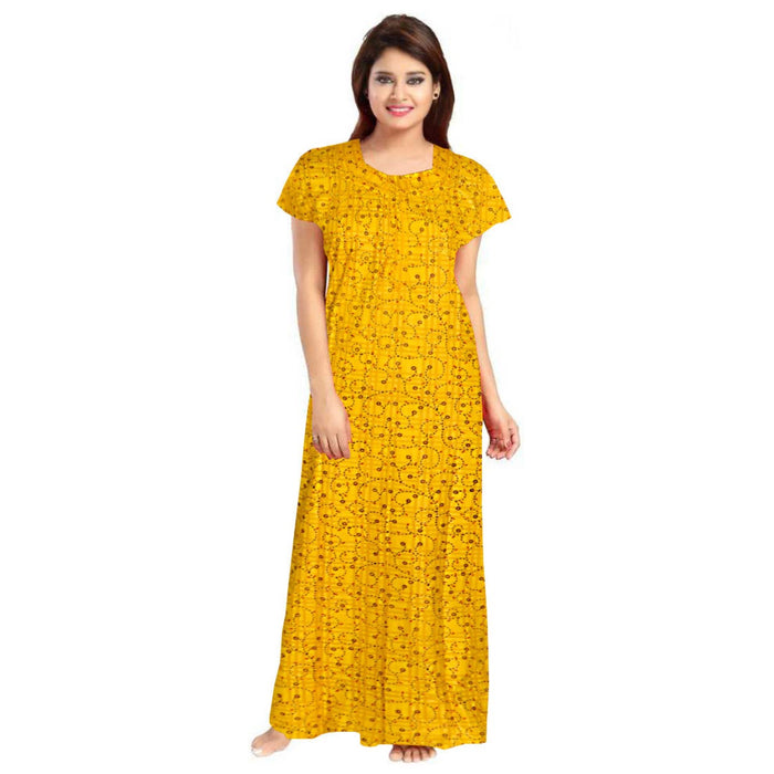 2-Piece Set of 100% Cotton Women's Maxi Sleepwear Dress Combo Available Online