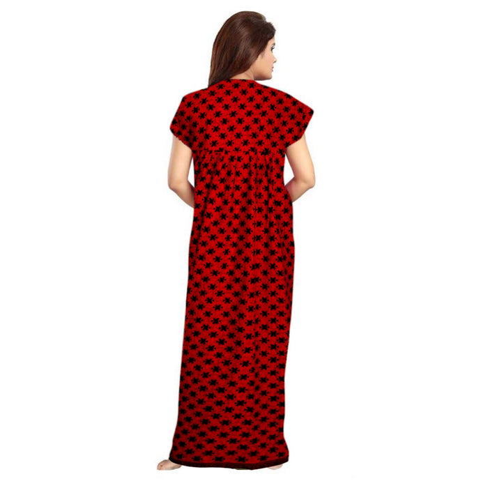 Combo of 2-Piece Cotton Maxi Night Dress for Women Available Online