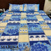 Buy Now Floral Print Turquoise Blue Colour Cotton Bedsheet | Indian Bedsheet