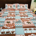 Cotton Bedsheet with 2 Pillow Cover Buy Online Bedsheet | Peach Colour