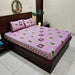 Pink Colour Animal Print Bedsheet Free 2 Pillow Covers | Buy Today