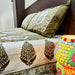 Olive Green Exclusive Cotton Bedsheet Beautifull Bedding | Buy Online