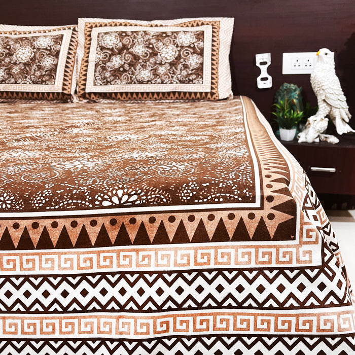 King Size Bedsheet Home Decor Bedcover Bedding Coverlet with 2 Pillow Cover Buy Online Bedsheet