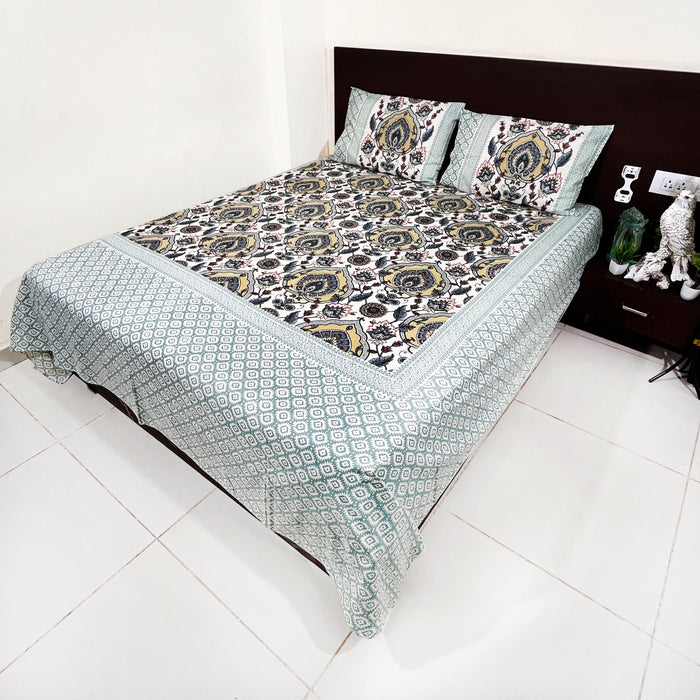 Buy Best Quality Cotton Double Size King Bedsheet | Shop Now