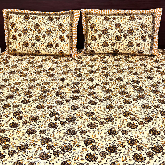 Indian Cotton Bedsheet Beautiful Coverlet | Buy Online Bedsheet