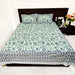 Cotton Bedsheet with 2 Pillow Cover Beautiful Mint Green Colour | Buy Now