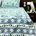 Cotton Bedsheet with 2 Pillow Cover Beautiful Mint Green Colour | Buy Now