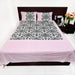 Pink Cotton Bedsheet King Size Bedcover with 2 Pillow Cover | Buy Now