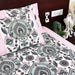 Pink Cotton Bedsheet King Size Bedcover with 2 Pillow Cover | Buy Now