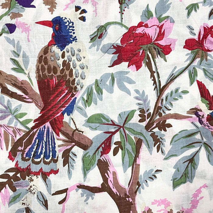 60X60 Cotton Bird Print Fabric 90 GSM Fabric Material Perfect for Dress from Marika Textiles