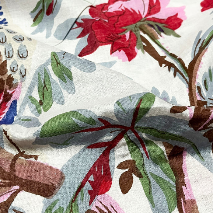 60X60 Cotton Bird Print Fabric 90 GSM Fabric Material Perfect for Dress from Marika Textiles