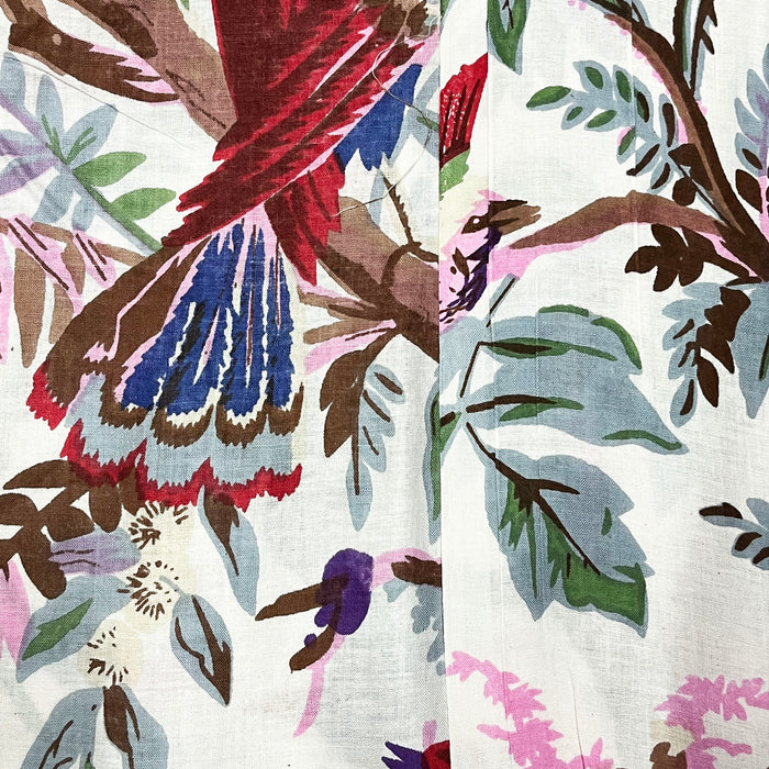 60X60 Cotton Bird Print Fabric 90 GSM Fabric Material Perfect for Dress from Marika Textiles