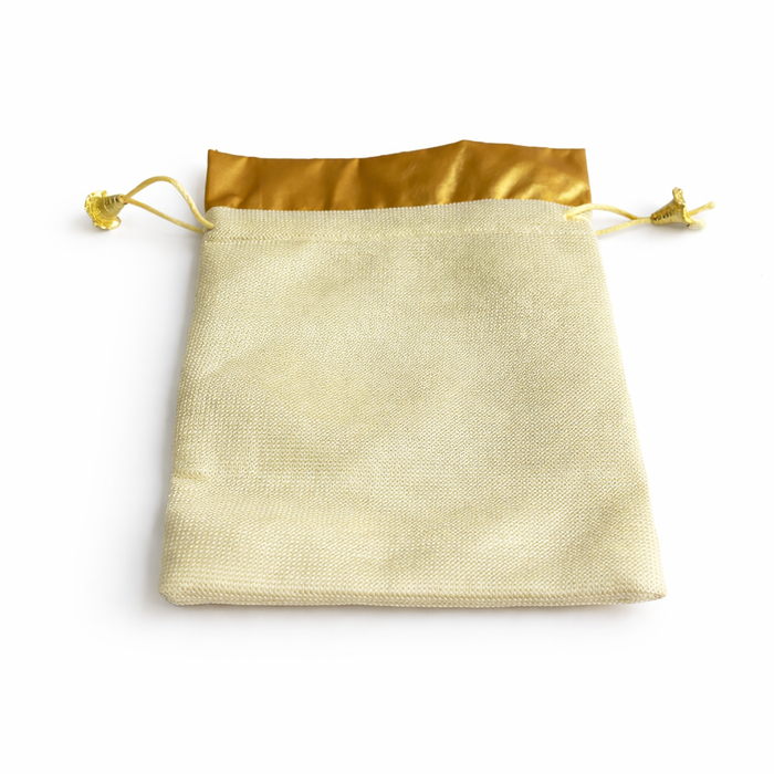 Gold Accent Potli Bag – Wedding Favor Pouch